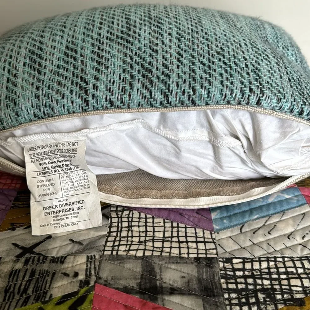 Janell Wysock Pillow Hand Loomed Down Filled